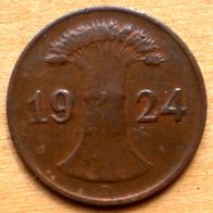1 Rentenpfennig 1924 D