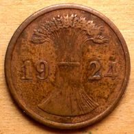 2 Rentenpfennig 1924 A