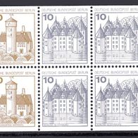 Berlin 1977 Burgen und Schlösser Markenheftchenblatt H-Bl.-MiNr. 18 postfrisch