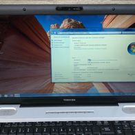17 Zoll Notebook Toshiba L550 AMD 2x2,0GHz 4/500GB Webcam HDMI Laptop