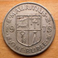 1 Rupee 1975 Mauritius