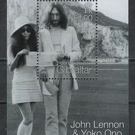 Gibraltar Block 36 John Lennon & Yoko Ono Hochzeit Marriage Gibraltar Felsen * * 2