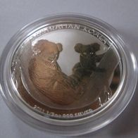 Australien Koala 2011, 1/2 oz 999 Silber, 50 Cents, Originalkapsel