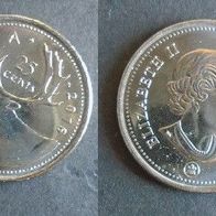 Münze Kanada: 25 Cent 2016 - ST