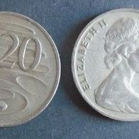 Münze Australien: 20 Cent 1969