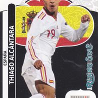 Panini Trading Card Fussball EM 2012 Thiago Alcantara aus Spanien Nr.69 Rising Star