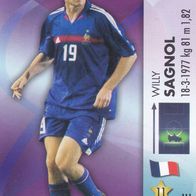 Panini Trading Card zur Fussball WM 2006 Willy Sagnol Nr.33/150 aus Frankreich