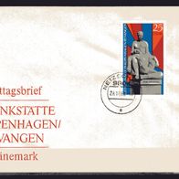 DDR 1969 Internationale Mahn- und Gedenkstätten MiNr. 1512 FDC gestempelt -1-