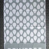 NEU: Geschirrtuch "Delverde" 45 x 70 cm Küchenhandtuch 100% Baumwolle grau