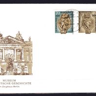 DDR 1990 Museum für Deutsche Geschichte im Zeughaus Berlin MiNr. 3318 - 3319 FDC gest