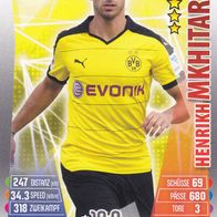 Borussia Dortmund Topps Match Attax Trading Card 2015 Henrikh Mkhitaryan Nr.86