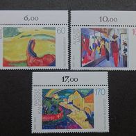 Deutschland 1992, Michel-Nr. 1617-1619, postfrisch