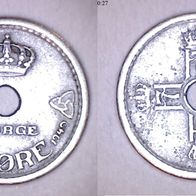 Norwegen 25 Öre 1949 (2407)