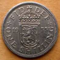 One Shilling 1955 Schottland