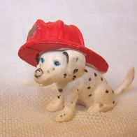 Topps Figur von 1997 - " Hund mit Feuerwehrhelm "
