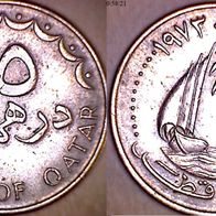 Katar 25 Dirhams 1973/1392 (2412)