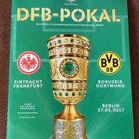 Stadionheft 74. DFB Pokal Endspiel 27.5.2017 Eintracht Frankfurt - Bor. Dortmund