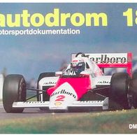autodrom 18 Motorsportdokumentation Ausgabe 1986