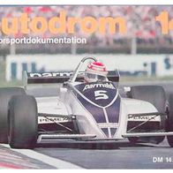 autodrom 14 Motorsportdokumentation Ausgabe 1982
