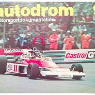 autodrom 9 Motorsportdokumentation Ausgabe 1977