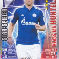 Schalke 04 Topps Match Attax Trading Card 2015 Klaas-Jan Huntelaar Nr.287 Star-Spiele
