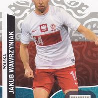 Panini Trading Card Fussball EM 2012 Jakub Wawrzyniak aus Polen Nr.154