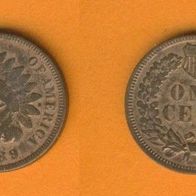 USA 1 Cent 1889 Top