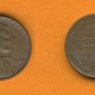 USA 1 Cent 1948