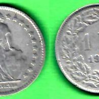 Schweiz - 1 Franken 1921 (Silber)