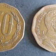 Münze Chile: 50 Pesos 1993