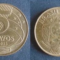 Münze Brasilien: 25 Centavos 2013