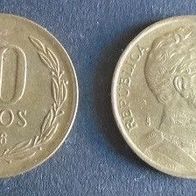 Münze Chile: 10 Pesos 1996