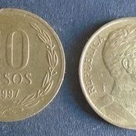 Münze Chile: 10 Pesos 1997
