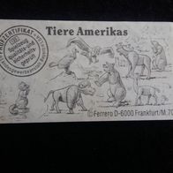 Ü - Ei Beipackzettel Tiere Amerikas 660 221 Lama