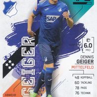 TSG Hoffenheim Topps Match Attax Trading Card 2021 Dennis Geiger Nr.190