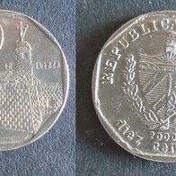 Münze Kuba: 10 Centavo 2000