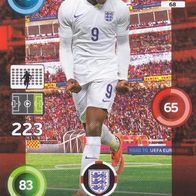 Panini Trading Card Fussball EM 2016 Danny Welbeck Nr.68 aus England