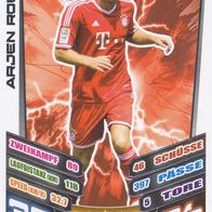 FC Bayern München Topps Match Attax Trading Card 2013 Arjen Robben Nr.247