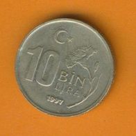 Türkei 10 Bin Lira 1997