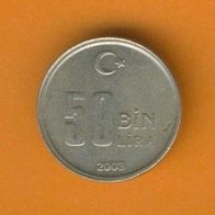Türkei 50 Bin Lira 2003