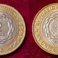 15382(1) 2 Pesos (Argentinien) 2016 in unc- ........... von * * * Berlin-coins * * *