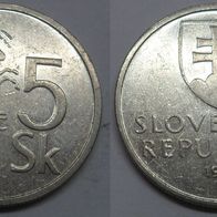 Slowakei 5 Korun 1993 ## Kof4