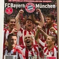 Leeralbum Fussball FC Bayern München 2010/11 inkl. Bestellschein + 6 Sticker . Panini