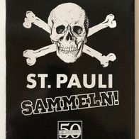 Leeralbum Fussball St. Pauli inkl. Bestellschein + 6 Sticker . Panini