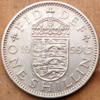 One Shilling 1959 England