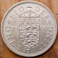 One Shilling 1960 England