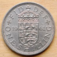 One Shilling 1961 England