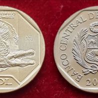 14652(2) 1 Sol (Peru / Krokodil) 2017 in UNC ........... von * * * Berlin-coins * * *