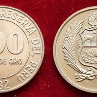 15391(6) 100 Soles de Oro (Peru) 1982 in UNC .......... von * * * Berlin-coins * * *