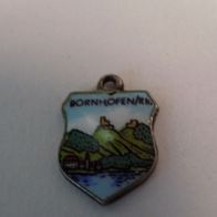 Bettelarmband Anhänger/ Wappen Charm (Bornhofen/ Rh.) 80er Jahre Vintage